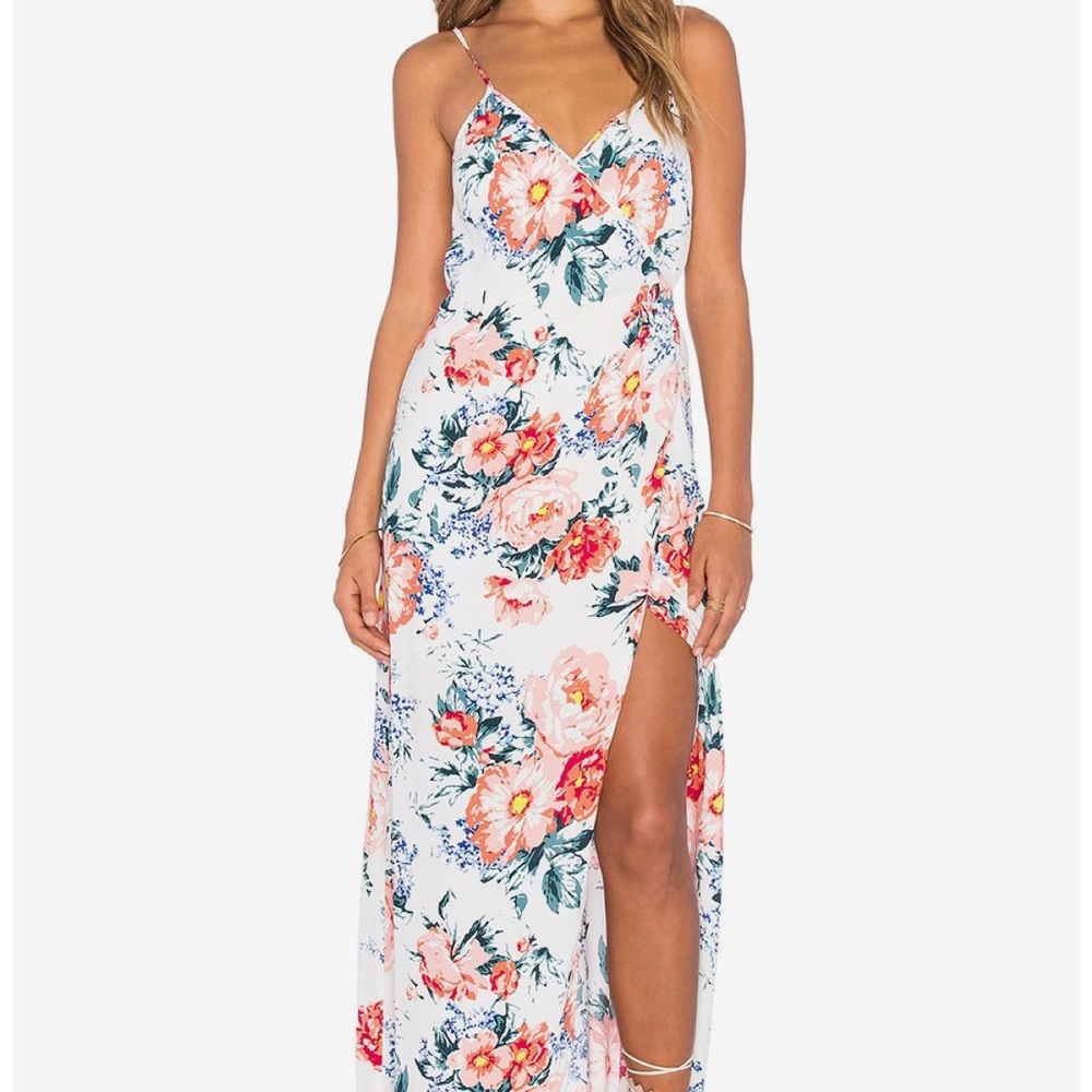 MinkPink Little Blooms Wrap Dress